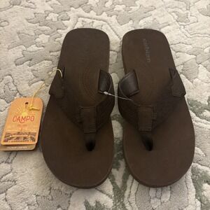 Cobian Lazo Brown Size 10 Mens Flip Flop Sandals